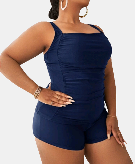 Ruched Short Swimsuit