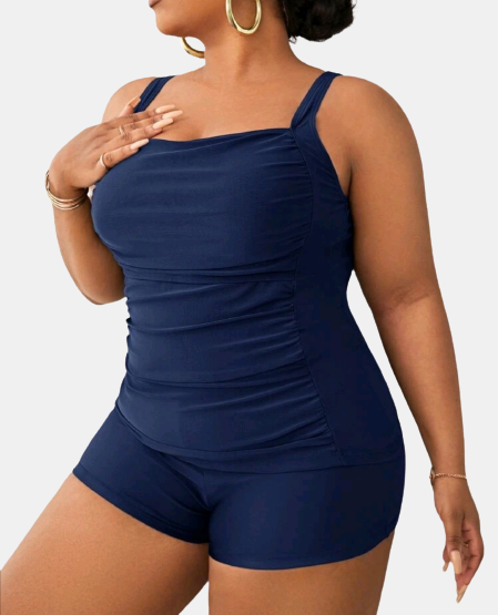 Ruched Short Swimsuit